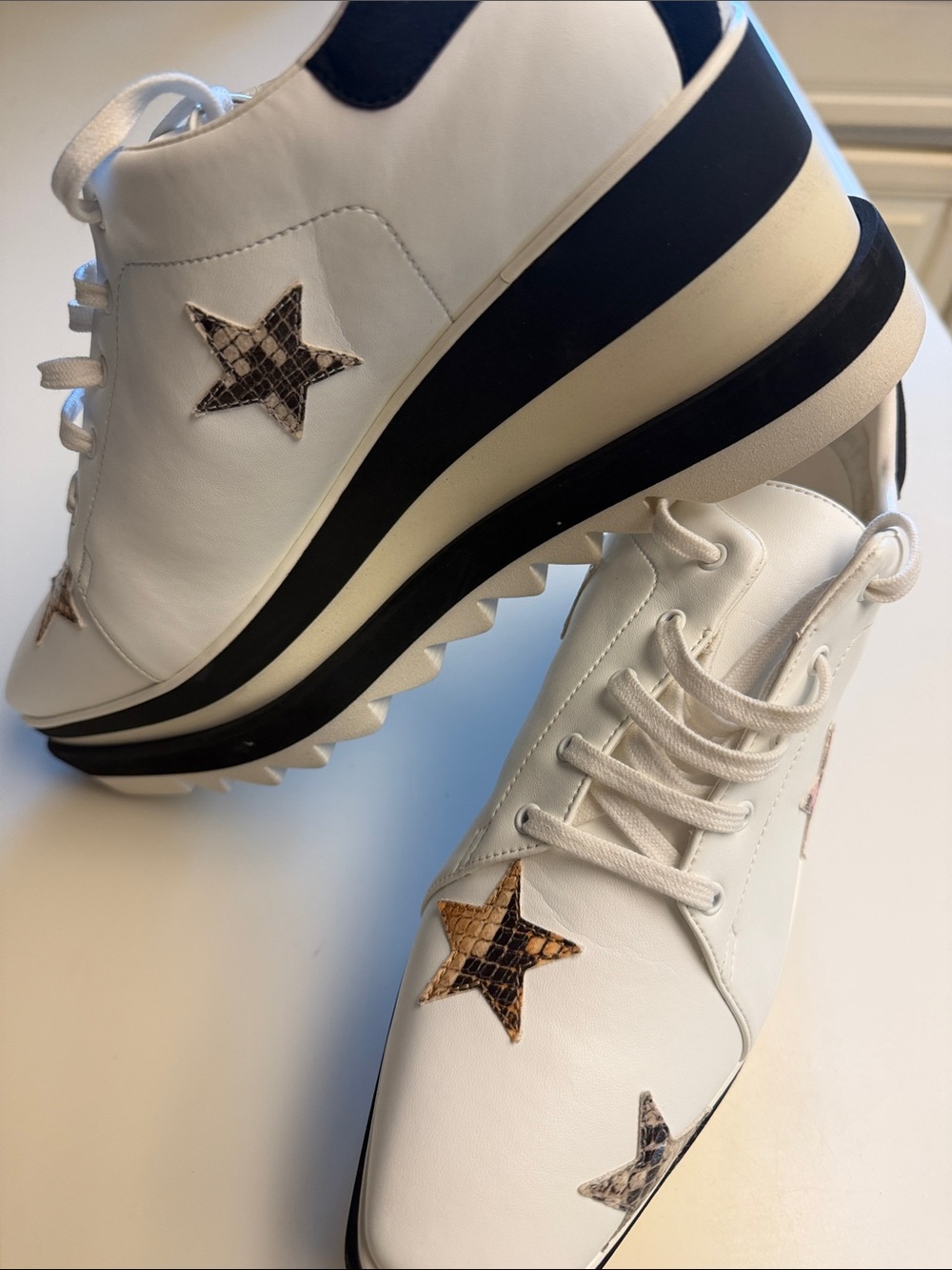 Stella McCartney Wedge Platform Sneakers EU 40.5